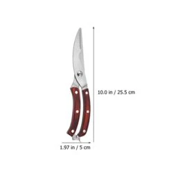 Luxshiny Kitchen Shears Heavy Duty Heavy Duty Shears Stainless Steel Food Scissor Chicken Bone Fish Bone Scissor Handle Food Shear Kitchen Shear Shears Heavy Duty -Dog Supply Store 21FFE6uxVrL