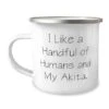 GENERIC I Like A Handful Of Humans And My Akita. 12oz Camper Mug, Akita Dog Present From Friends, Cool For Dog Lovers, Pet Toys, Cat Toys, Dog Toys, Pet Food, Cat Food, Dog Food 1 GENERIC I Like A Handful Of Humans And My Akita. 12oz Camper Mug, Akita Dog Present From Friends, Cool For Dog Lovers, Pet Toys, Cat Toys, Dog Toys, Pet Food, Cat Food, Dog Food -Dog Supply Store 310i469V5cL