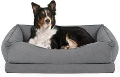Dog Bed, Orthopedic Bolster Dog Beds For Extra Large Dogs. Egg Crate Foam Sofa With Removable Washable Bed Cover, Nonskid Bottom Couch, Pet Beds For Large&Extra Large Extra Large Size: 42"*32.5" 19 Dog Bed, Orthopedic Bolster Dog Beds For Extra Large Dogs. Egg Crate Foam Sofa With Removable Washable Bed Cover, Nonskid Bottom Couch, Pet Beds For Large&Extra Large Extra Large Size: 42"*32.5" -Dog Supply Store 311GsRHZV0L. AC