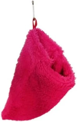 Cat Carrier Hamster Cage, Winter Warm Short Plush Bird Cage, Squirrel Hanging Sleeping Bag, Small Pet Supplies Pet Carrier (Color : Rojo) -Dog Supply Store 311yQRJcR1L. AC