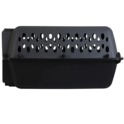 Petmate Pet Porter Dog Kennel 23", Dark Gray & Black, For Pets Up To 15lbs 4 Petmate Pet Porter Dog Kennel 23", Dark Gray & Black, For Pets Up To 15lbs - Image 2