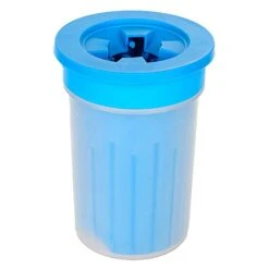 Kuntrona Pet Foot Clean Cup For Dogs Cats Cleaning Tool Soft Plastic Washing Brush Paw Washer Accessories Blue 10.5x10.5x8.2cm