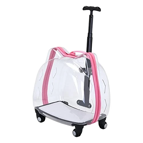 AYENCI Pet Backpack, Portable Trolley Case Carrier, Cat Bubbles Pet Bag Case, Transparent Breathable Cat Trolley, For Small Dogs And Cats (Color : Black) 6 AYENCI Pet Backpack, Portable Trolley Case Carrier, Cat Bubbles Pet Bag Case, Transparent Breathable Cat Trolley, For Small Dogs And Cats (Color : Black) - Image 4