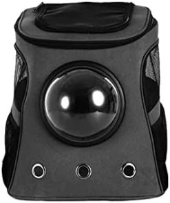 LEFEDA Pet Backpack Portable Space Capsule Breathable Window Cat Back Dog Bag Pet Supplies Accessories Portable Travel Bag Pet Backpack Carrier (Color : Gray) -Dog Supply Store 3161rG7VqjL. AC