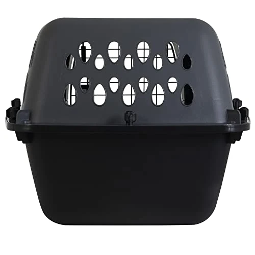 Petmate Pet Porter Dog Kennel 23", Dark Gray & Black, For Pets Up To 15lbs 5 Petmate Pet Porter Dog Kennel 23", Dark Gray & Black, For Pets Up To 15lbs - Image 3