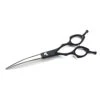 BITWIT Kitchen Baking, High-end Pet Grooming Scissors Color Grooming Scissors Small Mouth Finishing Scissors Up And Down Double Use (Color : Black Curved) -Dog Supply Store 31AGrjWtCPS
