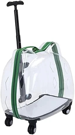 AYENCI Pet Backpack, Portable Trolley Case Carrier, Cat Bubbles Pet Bag Case, Transparent Breathable Cat Trolley, For Small Dogs And Cats (Color : Black) 9 AYENCI Pet Backpack, Portable Trolley Case Carrier, Cat Bubbles Pet Bag Case, Transparent Breathable Cat Trolley, For Small Dogs And Cats (Color : Black) - Image 7