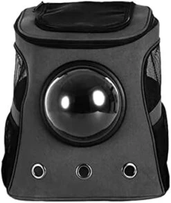 LEFEDA Large Pet Backpack Portable Space Capsule Breathable Window Cat Carrier Dog Bag Pets Products Accessories Portable Travel Bags Pet Backpack Carrier (Color : Gray) -Dog Supply Store 31B98hSj7ZL. AC