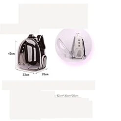 LEFEDA Cat Carrier Bags Cat Bag Breathable Portable Pet Carrier Bag Outdoor Travel Backpack For Cat Dog Transparent Pet Backpack Pet Backpack Carrier (Color : 2) 14 LEFEDA Cat Carrier Bags Cat Bag Breathable Portable Pet Carrier Bag Outdoor Travel Backpack For Cat Dog Transparent Pet Backpack Pet Backpack Carrier (Color : 2) -Dog Supply Store 31BQlbxyinL