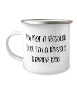 GENERIC I'm Not A Regular Dad. I'm. Russell Terrier Dog 12oz Camper Mug, Special Russell Terrier Dog Gifts, For Dog Lovers From Friends, Pet Toys, Cat Toys, Dog Toys, Pet Food, Cat Food, Dog Food