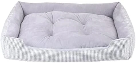 Dog Beds For Large Dogs Winter Warm Kennel Plush Beds S- L Plaid Mat Cat Sleeping Bed For Dog (Small,Grey) 13 Dog Beds For Large Dogs Winter Warm Kennel Plush Beds S- L Plaid Mat Cat Sleeping Bed For Dog (Small,Grey) - Image 11