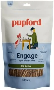 Pupford Split Elk Antlers | Durable & Tough Chew Toy & Treat For Aggressive Chewers - Long Lasting, All Natural, Cleans Teeth & Engages Your Pup | 5-8” Long (1 Count) 9 Pupford Split Elk Antlers | Durable & Tough Chew Toy & Treat For Aggressive Chewers - Long Lasting, All Natural, Cleans Teeth & Engages Your Pup | 5-8” Long (1 Count) - Image 7