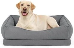 Dog Bed, Orthopedic Bolster Dog Beds For Extra Large Dogs. Egg Crate Foam Sofa With Removable Washable Bed Cover, Nonskid Bottom Couch, Pet Beds For Large&Extra Large Extra Large Size: 42"*32.5" 17 Dog Bed, Orthopedic Bolster Dog Beds For Extra Large Dogs. Egg Crate Foam Sofa With Removable Washable Bed Cover, Nonskid Bottom Couch, Pet Beds For Large&Extra Large Extra Large Size: 42"*32.5" -Dog Supply Store 31Ig1yrSwEL. AC