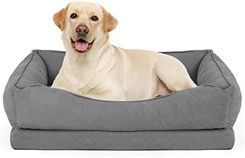 Dog Bed, Orthopedic Bolster Dog Beds For Extra Large Dogs. Egg Crate Foam Sofa With Removable Washable Bed Cover, Nonskid Bottom Couch, Pet Beds For Large&Extra Large Extra Large Size: 42"*32.5" 9 Dog Bed, Orthopedic Bolster Dog Beds For Extra Large Dogs. Egg Crate Foam Sofa With Removable Washable Bed Cover, Nonskid Bottom Couch, Pet Beds For Large&Extra Large Extra Large Size: 42"*32.5" - Image 7