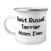 GENERIC Best Russell Terrier Mom Ever. 12oz Camper Mug, Russell Terrier Dog Present From Friends, Epic For Dog Lovers, Pet Toys, Cat Toys, Dog Toys, Pet Food, Cat Food, Dog Food