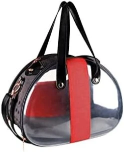 LEFEDA Portable Pet Carrier Bag Breathable Cat Bag Outdoor Travel Backpack For Cat And Dog Transparent Space Pet Backpack Bag For Cat Pet Backpack Carrier (Color : Rose Red) 20 LEFEDA Portable Pet Carrier Bag Breathable Cat Bag Outdoor Travel Backpack For Cat And Dog Transparent Space Pet Backpack Bag For Cat Pet Backpack Carrier (Color : Rose Red) -Dog Supply Store 31MnN2jZdRL. AC