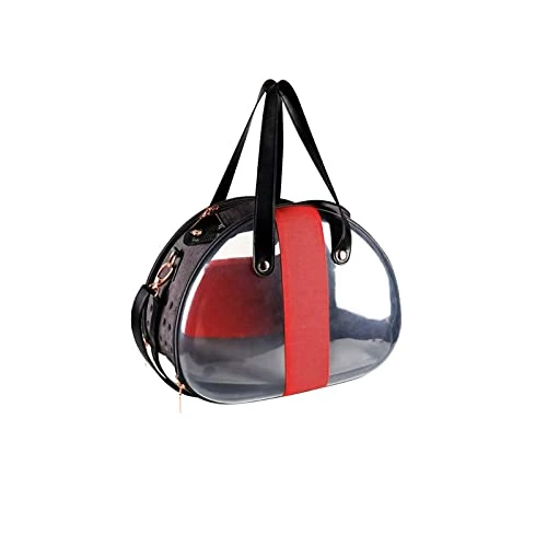 LEFEDA Portable Pet Carrier Bag Breathable Cat Bag Outdoor Travel Backpack For Cat And Dog Transparent Space Pet Backpack Bag For Cat Pet Backpack Carrier (Color : Rose Red) 3 LEFEDA Portable Pet Carrier Bag Breathable Cat Bag Outdoor Travel Backpack For Cat And Dog Transparent Space Pet Backpack Bag For Cat Pet Backpack Carrier (Color : Rose Red)