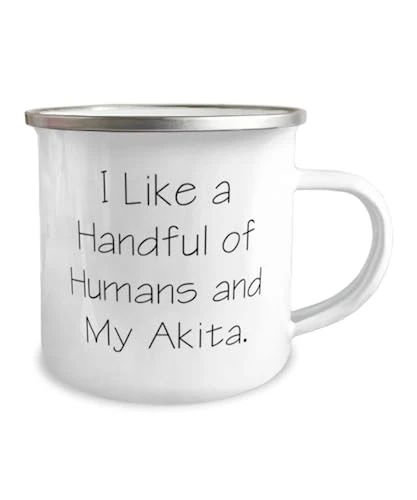 GENERIC I Like A Handful Of Humans And My Akita. 12oz Camper Mug, Akita Dog Present From Friends, Cool For Dog Lovers, Pet Toys, Cat Toys, Dog Toys, Pet Food, Cat Food, Dog Food 4 GENERIC I Like A Handful Of Humans And My Akita. 12oz Camper Mug, Akita Dog Present From Friends, Cool For Dog Lovers, Pet Toys, Cat Toys, Dog Toys, Pet Food, Cat Food, Dog Food - Image 2
