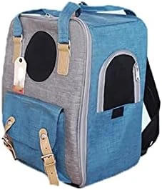 LEFEDA Fashion Portable Dog Cat Carrier Bag Japanese Outdoor Pet Double Shoulder Backpack For Small Dog Cat Breathable Mesh Travel Bag Pet Backpack Carrier (Color : Green) 8 LEFEDA Fashion Portable Dog Cat Carrier Bag Japanese Outdoor Pet Double Shoulder Backpack For Small Dog Cat Breathable Mesh Travel Bag Pet Backpack Carrier (Color : Green) - Image 6