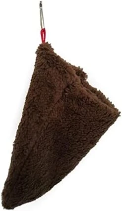 Cat Carrier Hamster Cage, Winter Warm Short Plush Bird Cage, Squirrel Hanging Sleeping Bag, Small Pet Supplies Pet Carrier (Color : Rojo) -Dog Supply Store 31Ur5YHB4uL. AC