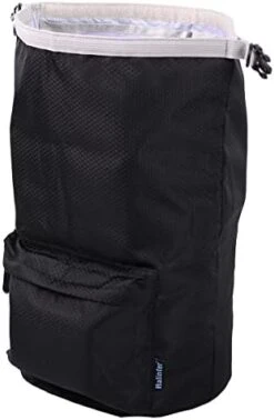 Dog Food Travel Container, Dog Food Travel Bag, Kibble Carrier 42 Cups 10L With Storage Front Pocket And Shoulder Strap For Travel, Hiking And Camping (Black) -Dog Supply Store 31VatxMvrLL. AC