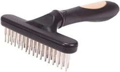 GENERIC Pet Grooming Brush Shedding And Dematting Undercoat Rake Comb For Dogs And Cats Extra Wide Blue Pet Supplies For Small Dogs Bed (Blue, One Size) -Dog Supply Store 31XsLUwbH2L. AC