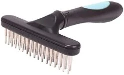 GENERIC Pet Grooming Brush Shedding And Dematting Undercoat Rake Comb For Dogs And Cats Extra Wide Blue Pet Supplies For Small Dogs Bed (Blue, One Size) -Dog Supply Store 31b Hgr7v6L. AC