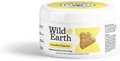 Wild Earth Dog Supplements, Soft Chews For Skin & Coat, Rich In Antioxidants, Omega 3 & 6 Fatty Acids, Allergy & Itch Relief, Supports Normal Shedding, Veterinarian-Developed, Vegan -Dog Supply Store 31bllkpd82L. AC