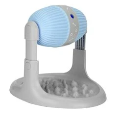 Pet Chewing Toy, Dog Training Leakage Food Toy TPR Ball Rolling Slow Feeder Food Bowl For Cat Dog(Blue) -Dog Supply Store 31cSLIACKhL