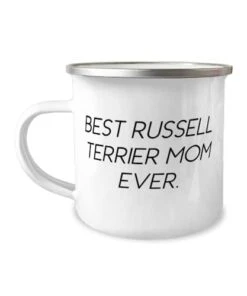 GENERIC Nice Russell Terrier Dog Gifts, Best Russell Terrier Mom Ever, Birthday 12oz Camper Mug For Russell Terrier Dog From Friends, Pet Toys, Cat Toys, Dog Toys, Pet Food, Cat Food, Dog Food
