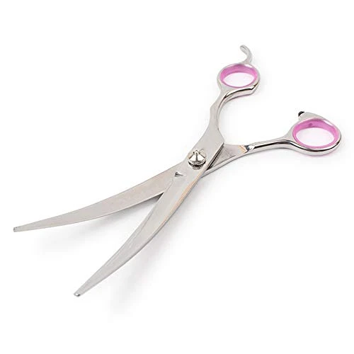 BITWIT Kitchen Baking, Pet Grooming Scissors Stainless Steel Grooming Hair Cutting Accessories Dog Hair Scissors Up And Down Bending Scissors 5 BITWIT Kitchen Baking, Pet Grooming Scissors Stainless Steel Grooming Hair Cutting Accessories Dog Hair Scissors Up And Down Bending Scissors - Image 3