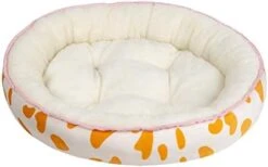 SONGBIRDTH Lovely Bear Paw Shape Dog Cats Pet Cushion Bed Warm Plush Soft Nests Kennel,Breathable Cotton Blend,Removable Easy To Clean Lake Blue M -Dog Supply Store 31jZfGGvq0L. AC 1