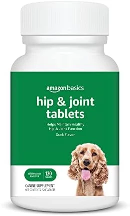 Amazon Basics Dog Hip & Joint Chewable Tablets, Duck Flavored, 120 Count (Previously Solimo) 9 Amazon Basics Dog Hip & Joint Chewable Tablets, Duck Flavored, 120 Count (Previously Solimo) - Image 7