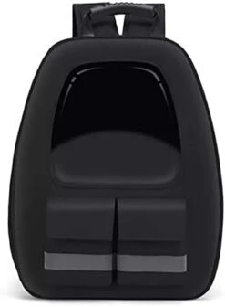 LEFEDA Reflective Cat Backpack Breathable Travel Pet Carrier Bag For Small Dog Cat Carring Transport With Safety Strap Pet Accessories Pet Backpack Carrier (Color : Gray) -Dog Supply Store 31mI47oVmnL. AC