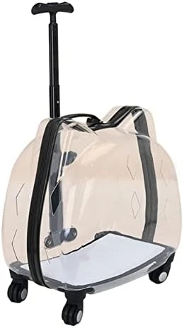AYENCI Pet Backpack, Portable Trolley Case Carrier, Cat Bubbles Pet Bag Case, Transparent Breathable Cat Trolley, For Small Dogs And Cats (Color : Black) 8 AYENCI Pet Backpack, Portable Trolley Case Carrier, Cat Bubbles Pet Bag Case, Transparent Breathable Cat Trolley, For Small Dogs And Cats (Color : Black) - Image 6