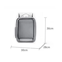 LEFEDA Large Space Cat Carrier Bags Breathable Dog Cat Backpack Travel Space Capsule Cage Pet Transport Bag Carrying For Cats Hand Bag Pet Backpack Carrier (Color : Black) -Dog Supply Store 31ngZ8dAXfL