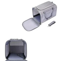 LEFEDA Soft Pet Carriers Portable Breathable Bag Cat Dog Carrier Bags Wear-Resistant Outgoing Travel Pets Handbag With Safety Zippers Pet Backpack Carrier (Color : Black) -Dog Supply Store 31oB8AKJhDL