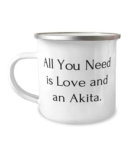 GENERIC Cute Akita Dog 12oz Camper Mug, All You Need Is Love And An Akita, Fun For Friends From Friends, Pet Toys, Cat Toys, Dog Toys, Pet Food, Cat Food, Dog Food 3 GENERIC Cute Akita Dog 12oz Camper Mug, All You Need Is Love And An Akita, Fun For Friends From Friends, Pet Toys, Cat Toys, Dog Toys, Pet Food, Cat Food, Dog Food