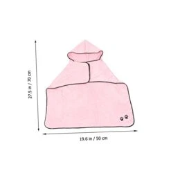 POPETPOP 3pcs Pet Bathrobe Towel Quick Dry Towel Quick Drying Towel Microfiber Bath Towel Microfiber Body Towels Dog Towels For Small Dogs Microfiber Bath Towels Pet Absorbent Bathrobe Pink -Dog Supply Store 31obUzLLn7L