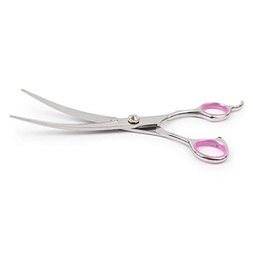 BITWIT Kitchen Baking, Pet Grooming Scissors Stainless Steel Grooming Hair Cutting Accessories Dog Hair Scissors Up And Down Bending Scissors 7 BITWIT Kitchen Baking, Pet Grooming Scissors Stainless Steel Grooming Hair Cutting Accessories Dog Hair Scissors Up And Down Bending Scissors - Image 5