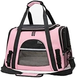 LEFEDA Dog Carrier Bags Portable Pet Cat Dog Backpack Breathable Cat Carrier Bag Transport Carrying For Cats Small Dog Pet Backpack Carrier (Color : Pink) 15 LEFEDA Dog Carrier Bags Portable Pet Cat Dog Backpack Breathable Cat Carrier Bag Transport Carrying For Cats Small Dog Pet Backpack Carrier (Color : Pink) -Dog Supply Store 31sONDT3 1L. AC