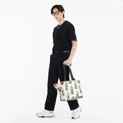 Mqgmz Fashion Pineapples Print Pet Carrier Tote Bag With Pocket Safety - Amazing Design 20 Mqgmz Fashion Pineapples Print Pet Carrier Tote Bag With Pocket Safety - Amazing Design -Dog Supply Store 31uXcjA7ZVL