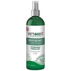 Vet's Best Moisture Mist Dog Dry Skin Conditioner| Dog Conditioner And Detangler Spray | Relieves Itchy Skin, Refreshes & Soothes | 16 Oz