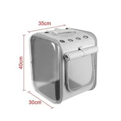 LEFEDA Pet Cat Carrier Backpack Portable For Small Dogs Cats Space Capsule Cage Breathable Cat Travel Outdoor Shoulder Bag Pet Supplies Pet Backpack Carrier (Color : Pink) -Dog Supply Store 31yudwNRj9L