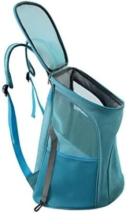 LEFEDA Cat Bag FoldablePet Backpack Cat Carrier Backpack Pet Carrier With Pockets.Collapsible Dog Cat Carrier Backpack For Travel Pet Backpack Carrier (Color : Blue) -Dog Supply Store 41 WHNlPAL. AC