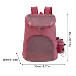 LEFEDA Cat Bag FoldablePet Backpack Cat Carrier Backpack Pet Carrier With Pockets.Collapsible Dog Cat Carrier Backpack For Travel Pet Backpack Carrier (Color : Blue) -Dog Supply Store 41082AnxzHL