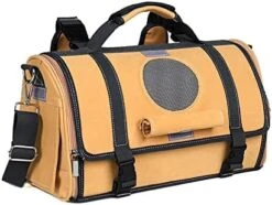 LEFEDA Cat Carrier Dog Foldable Portable Cat Bag Pets Breathable Backpack Dog Outgoing Travel Backpack Handbag Pets Transport Pet Backpack Carrier (Color : Green With Pink) -Dog Supply Store 410FAFvNYjL. AC