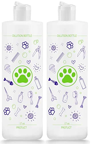 2 Pack Pet Shampoo Dilution Bottles, Specialties Mixing Bottle For Concentrated Dog Shampoo, Mixing Bottle For Dog Grooming Shampoo And Conditioner Grooms (2) 3 2 Pack Pet Shampoo Dilution Bottles, Specialties Mixing Bottle For Concentrated Dog Shampoo, Mixing Bottle For Dog Grooming Shampoo And Conditioner Grooms (2)