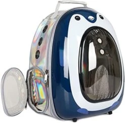 LEFEDA Window Breathable Travel Bag Astronaut Space Capsule Pet Carrier Backpack For Cat Dog Pet Backpack Carrier (Color : Pink, Size : M) -Dog Supply Store 411UGxaHxjL. AC