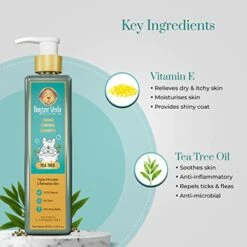 Dogsee Veda Odour Control Tea Tree Dog Shampoo | 100% Natural And Paraben Free | Ayurvedic | Cruelty-Free | Controls Odour, Fights Microbes And Refreshes Skin - 6.75 Fl.oz 13 Dogsee Veda Odour Control Tea Tree Dog Shampoo | 100% Natural And Paraben Free | Ayurvedic | Cruelty-Free | Controls Odour, Fights Microbes And Refreshes Skin - 6.75 Fl.oz -Dog Supply Store 411kfLPtuCL